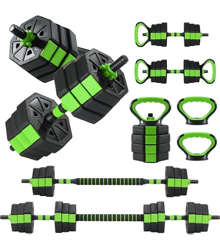 Amazon | seathestars 可変式 6in1 ダンベルセット ダンベル バーベル